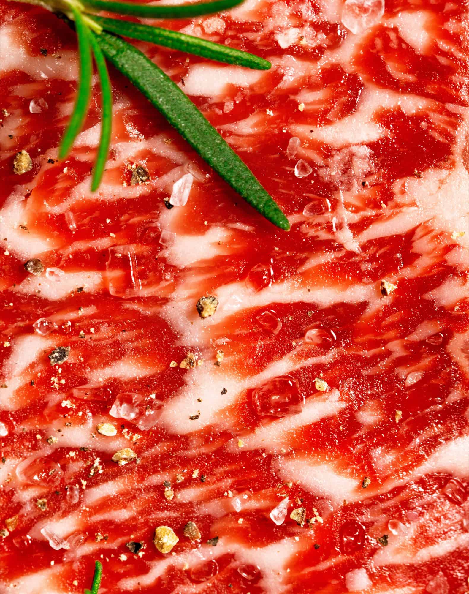 Finely marbled premium beef